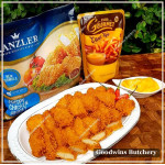 Kanzler frozen chicken NUGGET CRISPY BUBBLE CRUMB extra meaty 450g